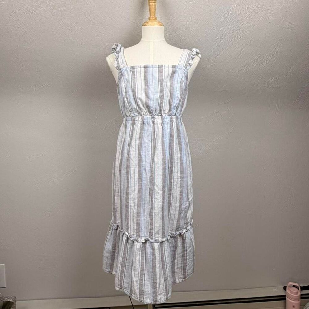 Madison Women's Blue and Grey Dress
